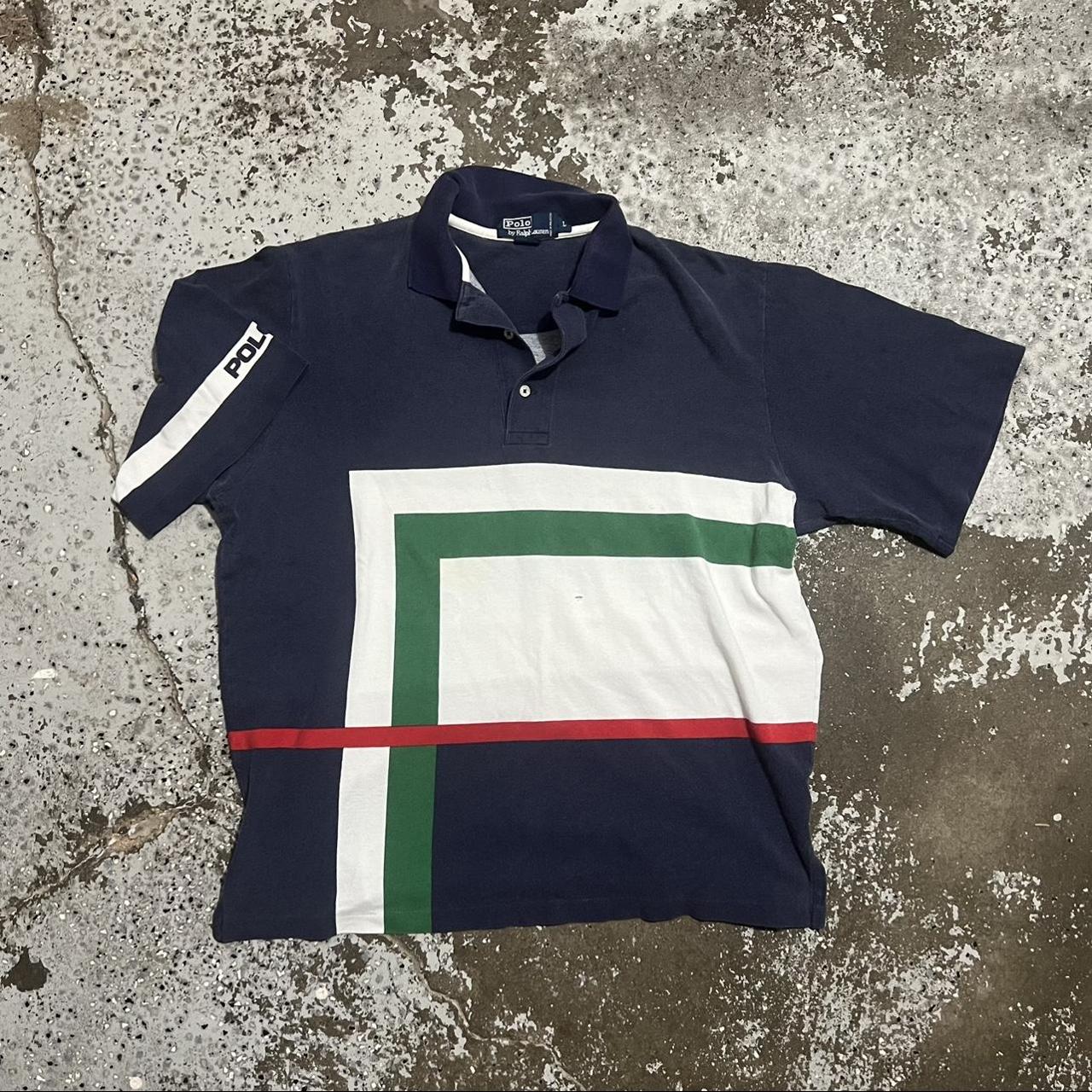 Polo Ralph Lauren Men's White and Green Polo-shirts | Depop