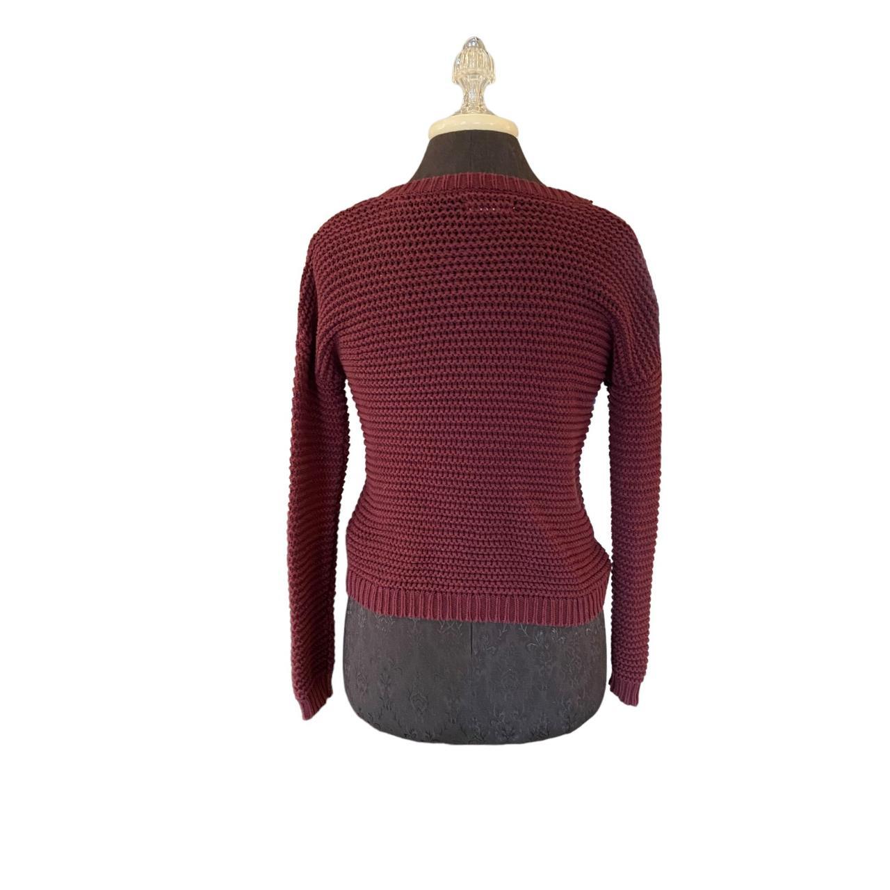 Women's Burgundy Jumper | Depop