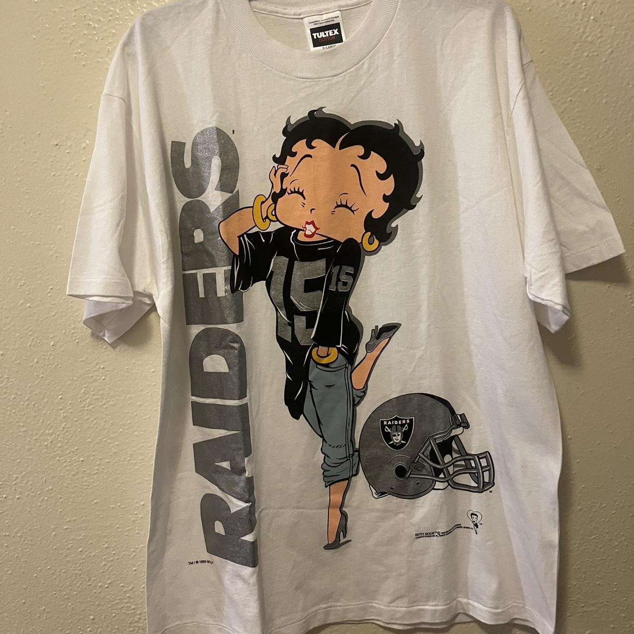 1993 Tultex Raiders Betty Boop Size XL BRAND NEW | Depop