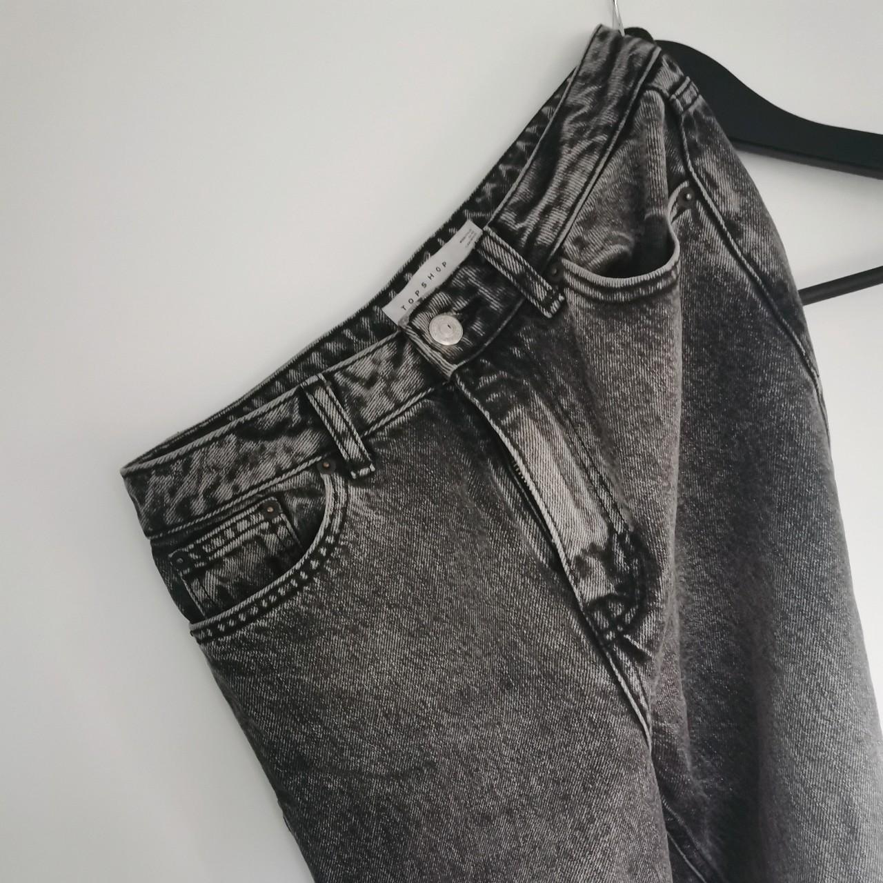 Topshop Women's Grey Jeans | Depop