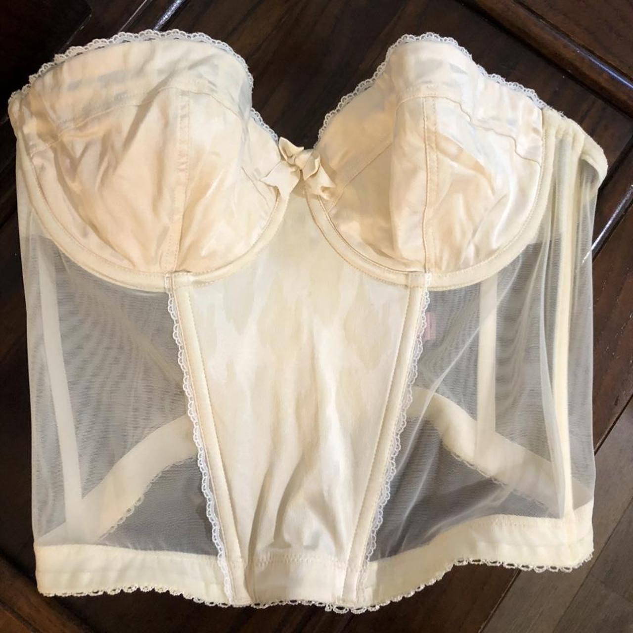 Stunning Agent Provocateur ivory mesh corset. Sexy... - Depop