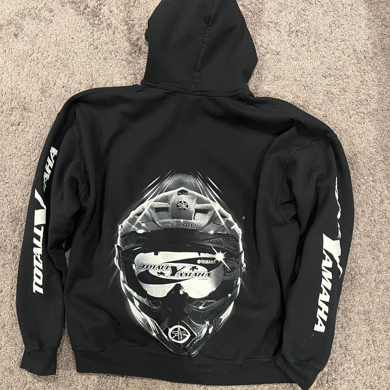 Vintage Yamaha Hoodie Good condition Stains shown. Depop