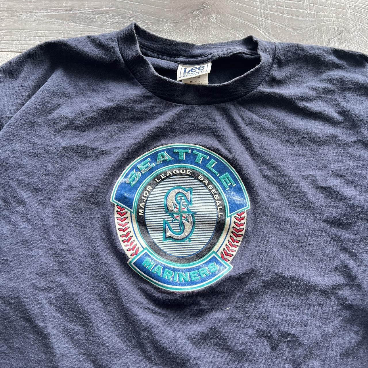 Vintage 2000s Seattle Mariners MLB Baseball White Short Sleeve T