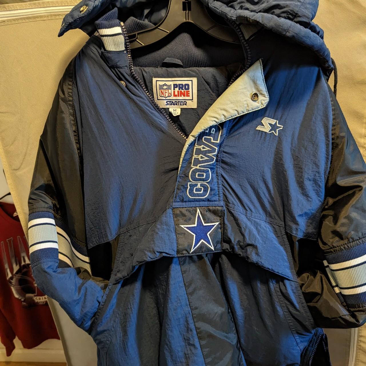 Vintage starter pro line dallas cowboys puffer - Depop