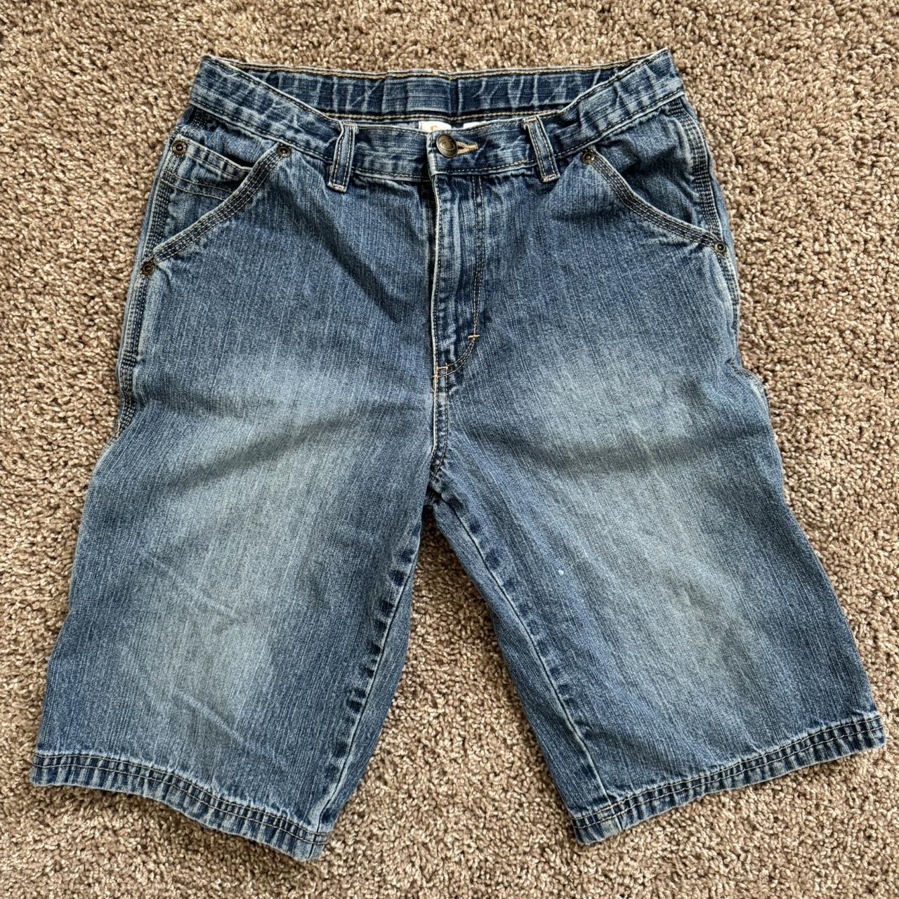 Jorts they are a kids size but they fit me and im a... - Depop