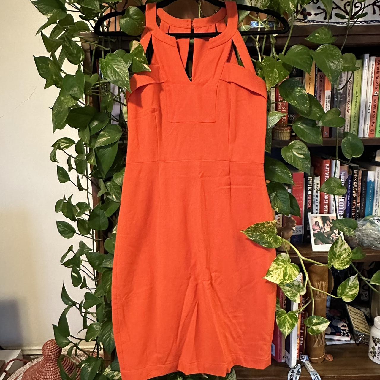 Bcbg orange dress best sale