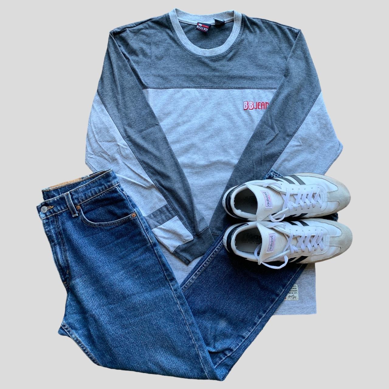 Y2K Bugle Boy Jeans Company long sleeve shirt the... Depop