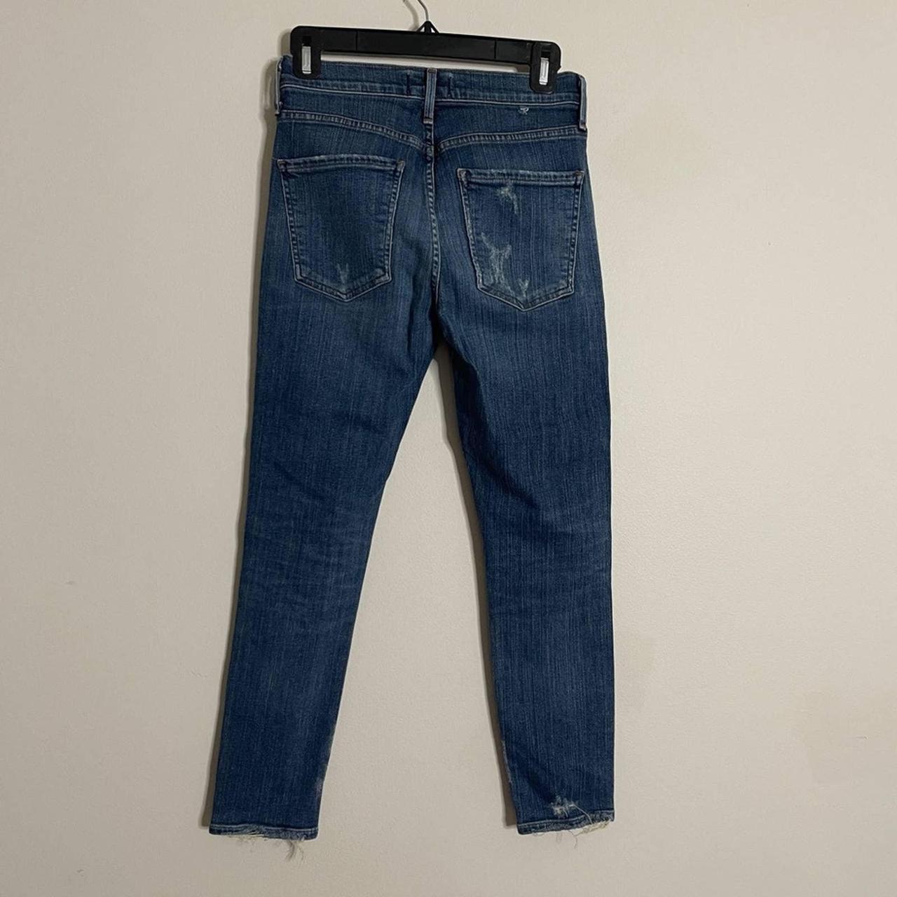 Agolde Sophie Skinny Crop in Santa Fe Distressed Depop