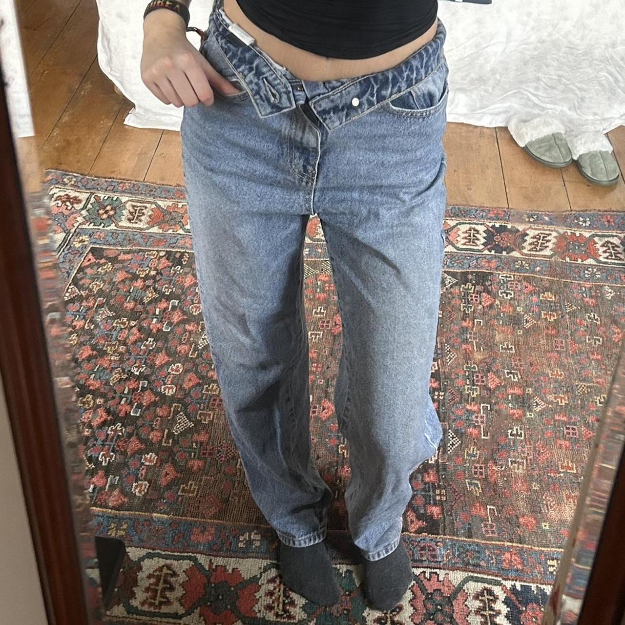 tight but baggy jeans