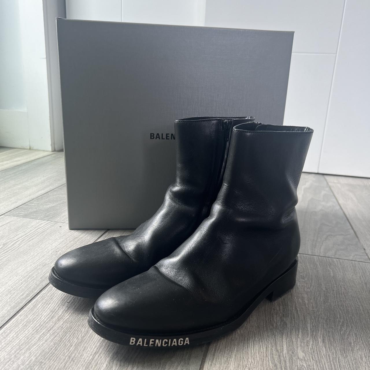 Balenciaga Black 20mm Tractor Chelsea Boots  Men from Brother2Brother UK