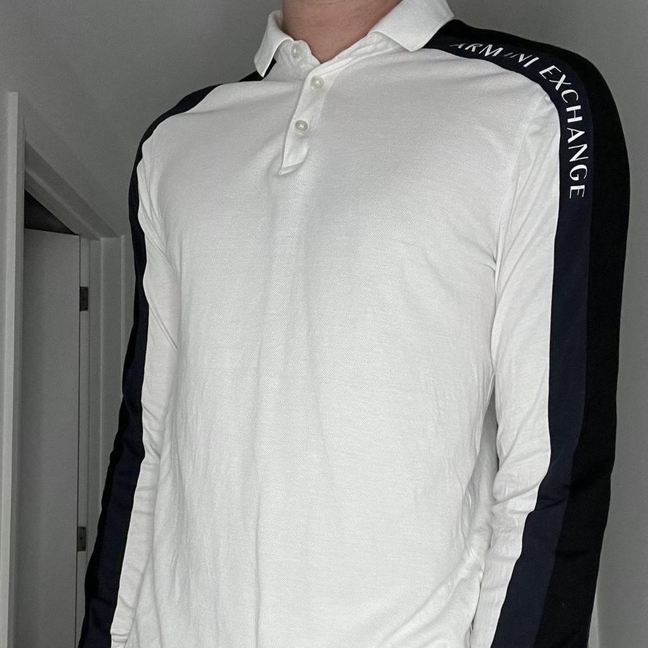 Armani exchange long sleeve on sale polo