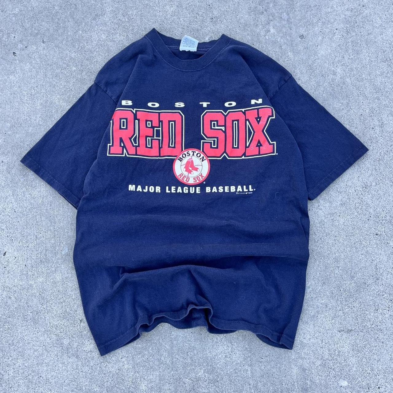 Retro '05 Dynasty Pink Boston Red Sox Tee Size M In - Depop