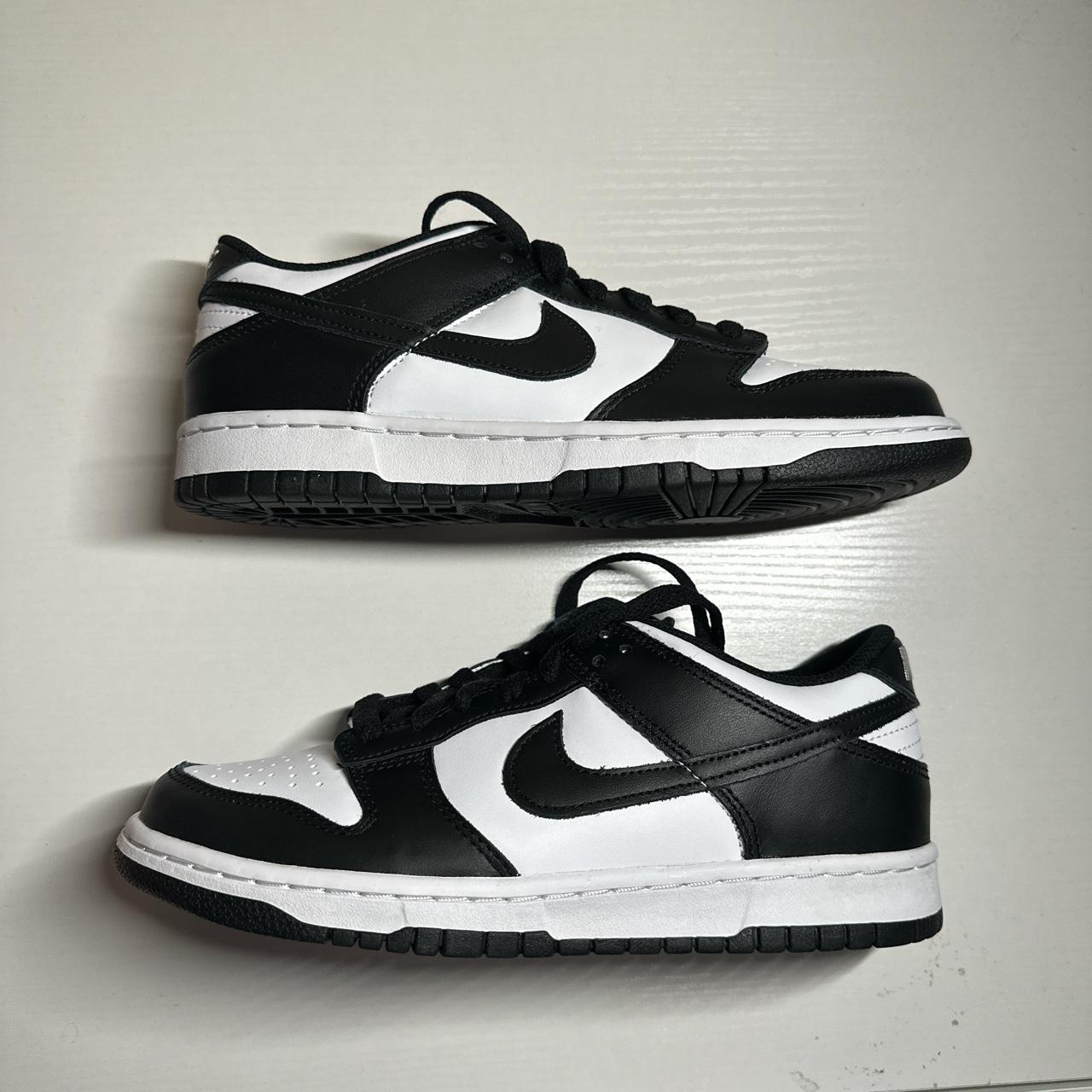 Nike Black and White Trainers | Depop