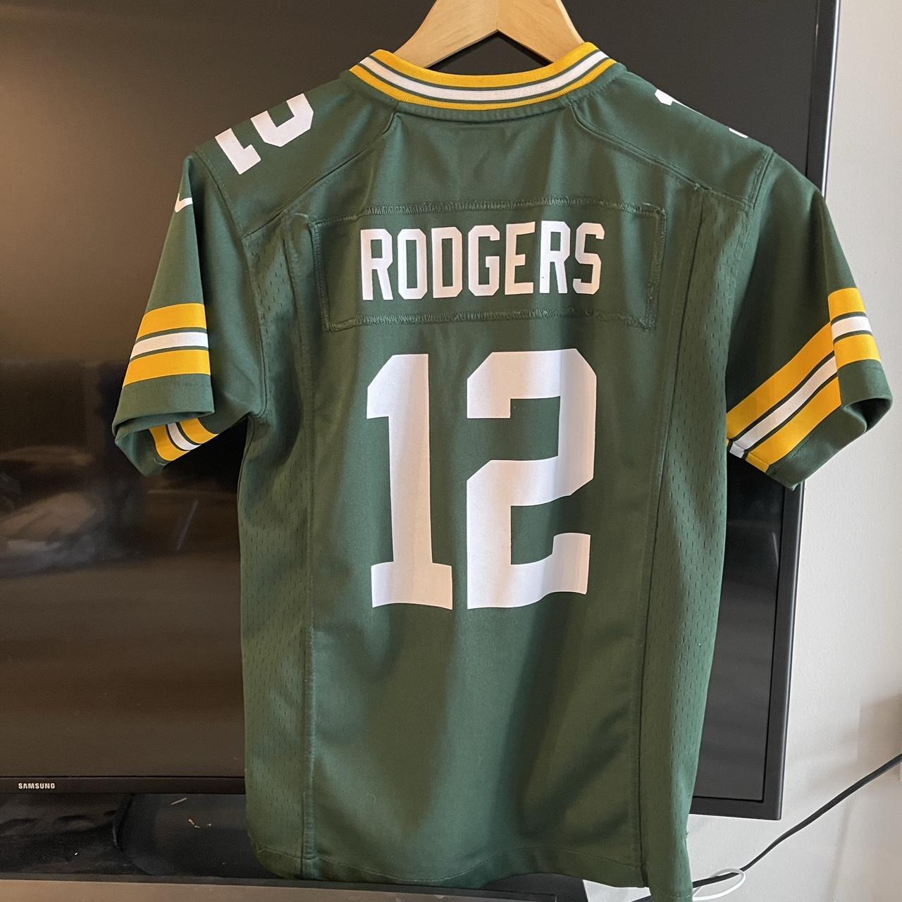 green bay packers aaron rodgers nfl jersey, best fit - Depop