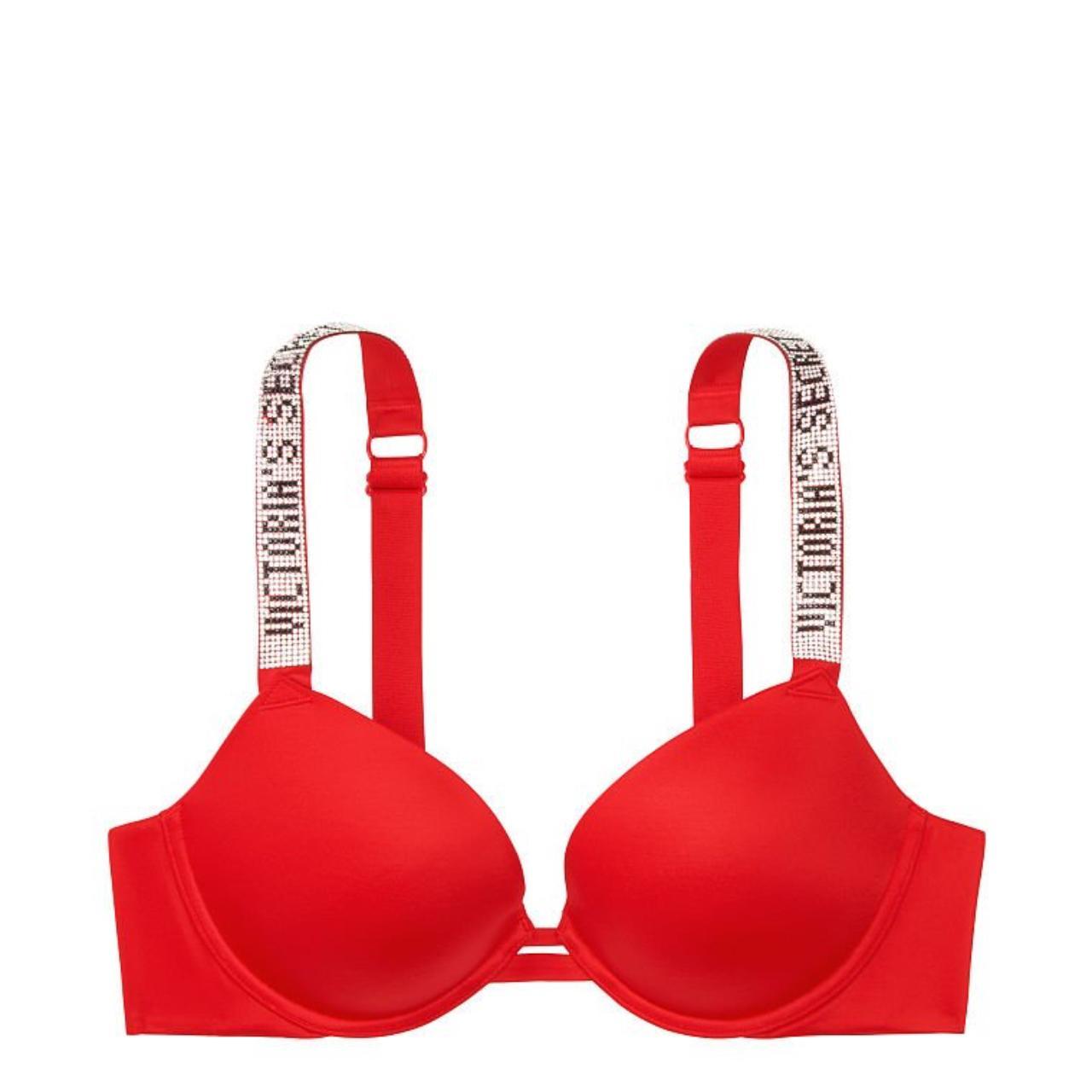 Victoria's Secret Women's Red Top Depop