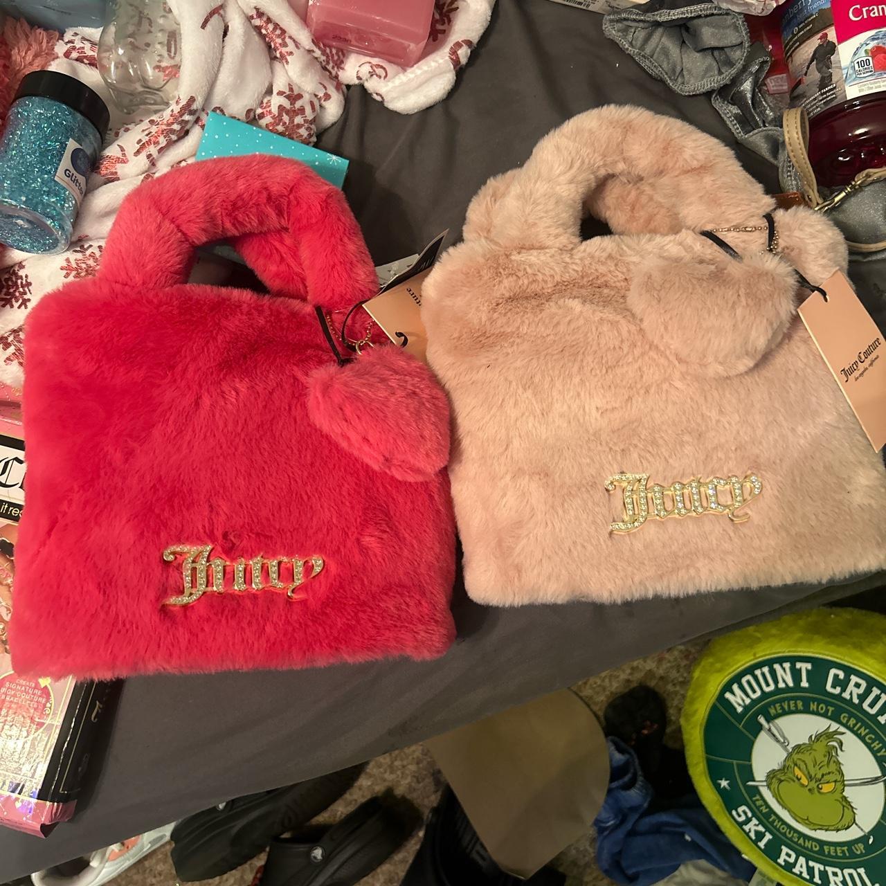Juicy couture fluffy viral bags “bundle” Depop