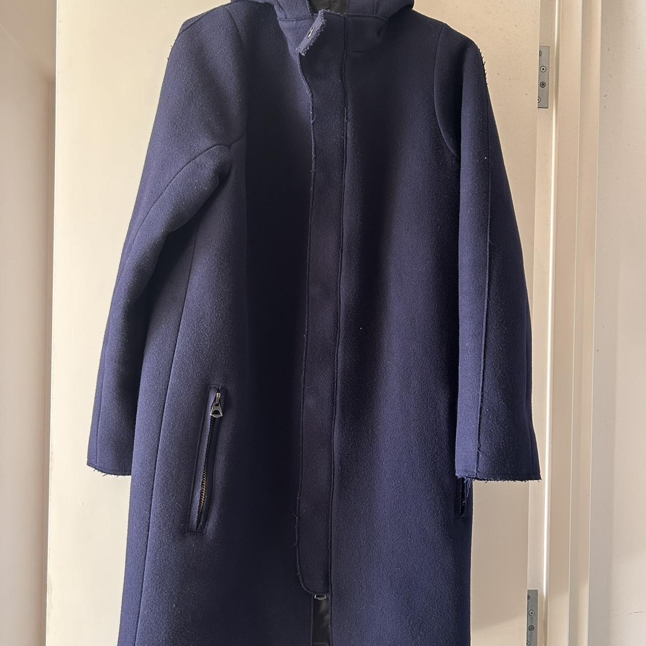 Acne studious milton コート ネイビー 46 ACNE - Acne Studios milton hooded コート ネイビー 44の通販 by 足軽