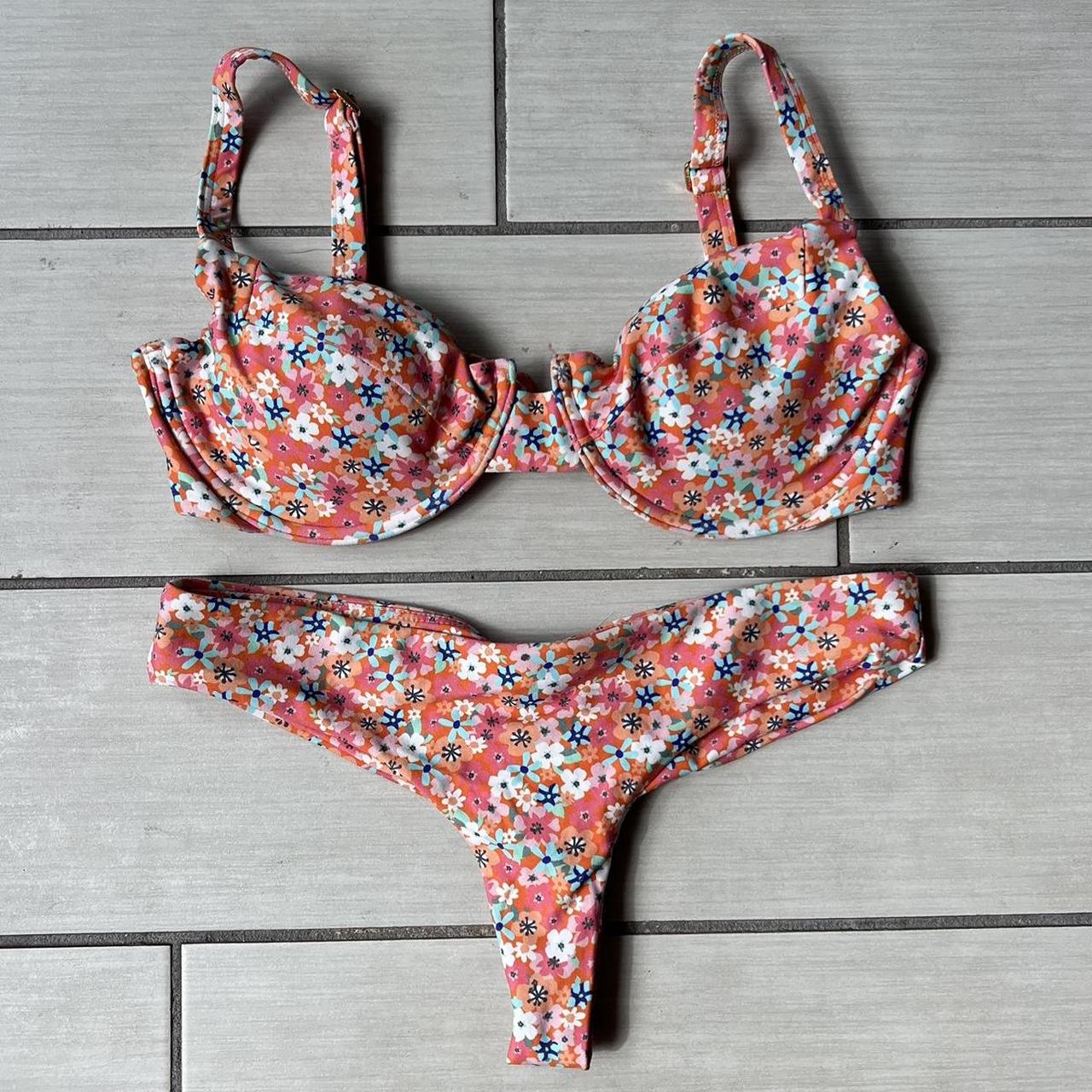 Midori Bikini Set Floral Bikini Originally... - Depop