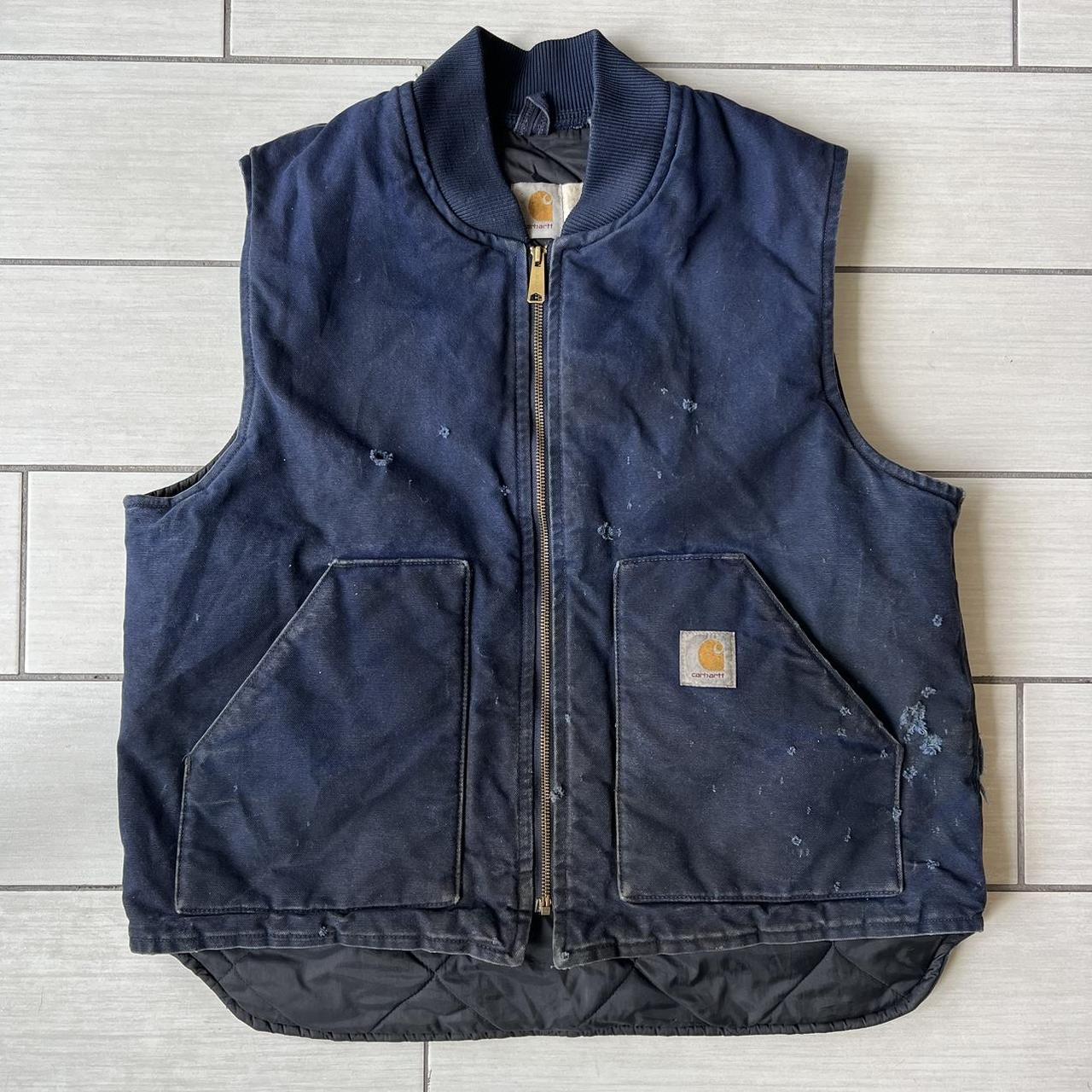 Carhartt vest navy best sale