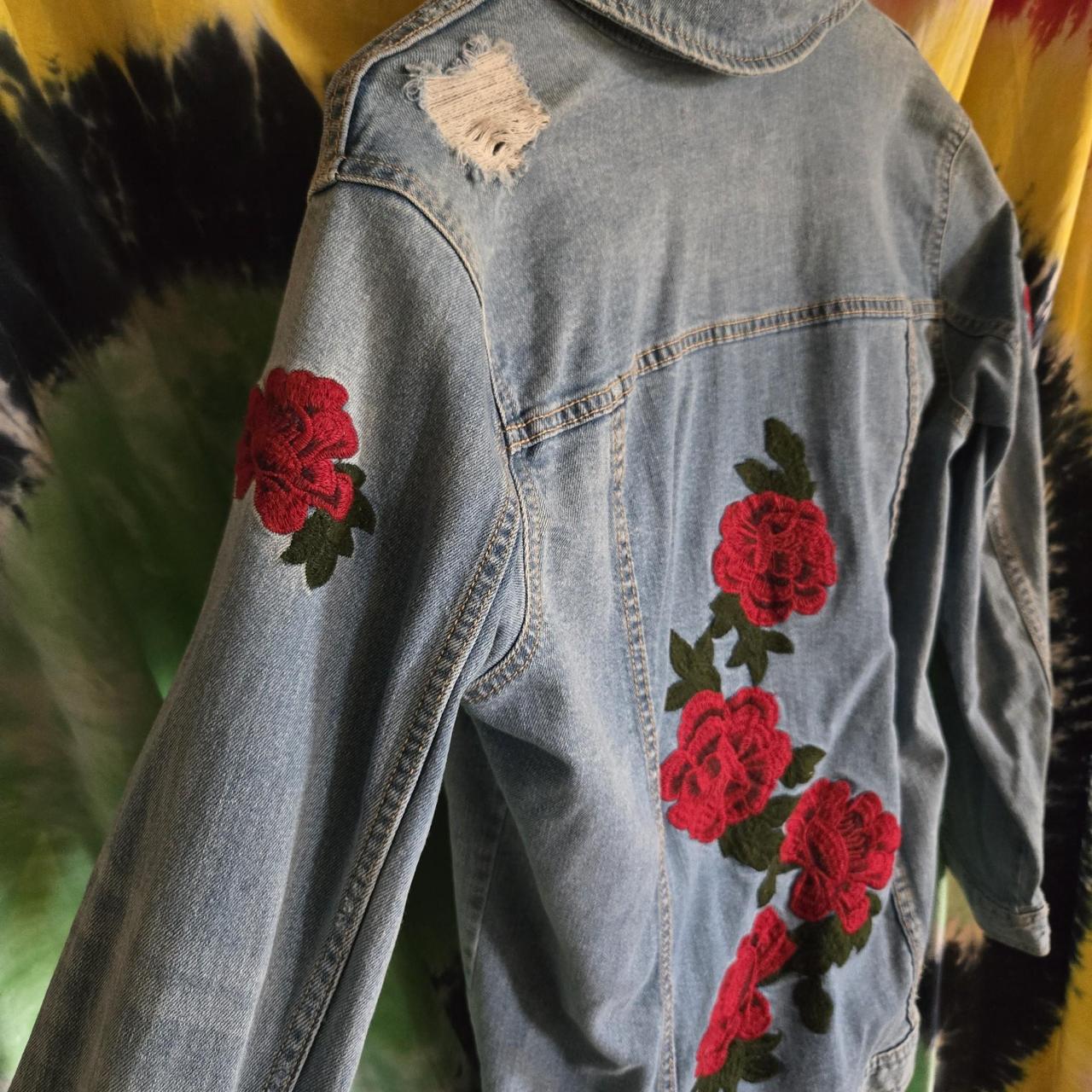 Arizona Women's Jacket Red/Blue L – arizona jean co distressed