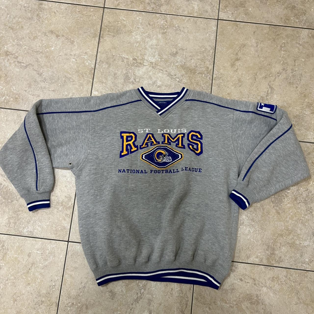 Vintage NFL St. Louis Rams 1990s crewneck sweatshirt - Depop