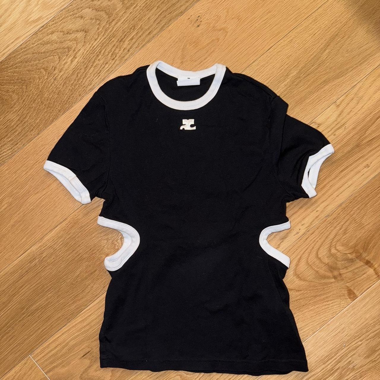 Courrèges Women's Black T-shirt (2)