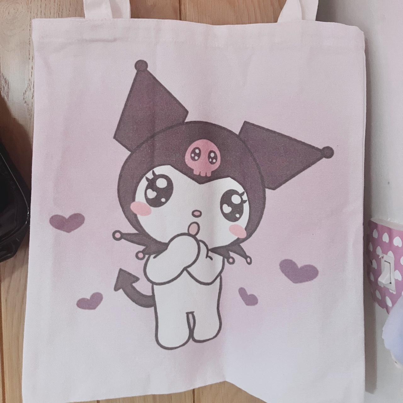 🌸 kuromi pastel purple tote bag, double sided 🌸 new... - Depop