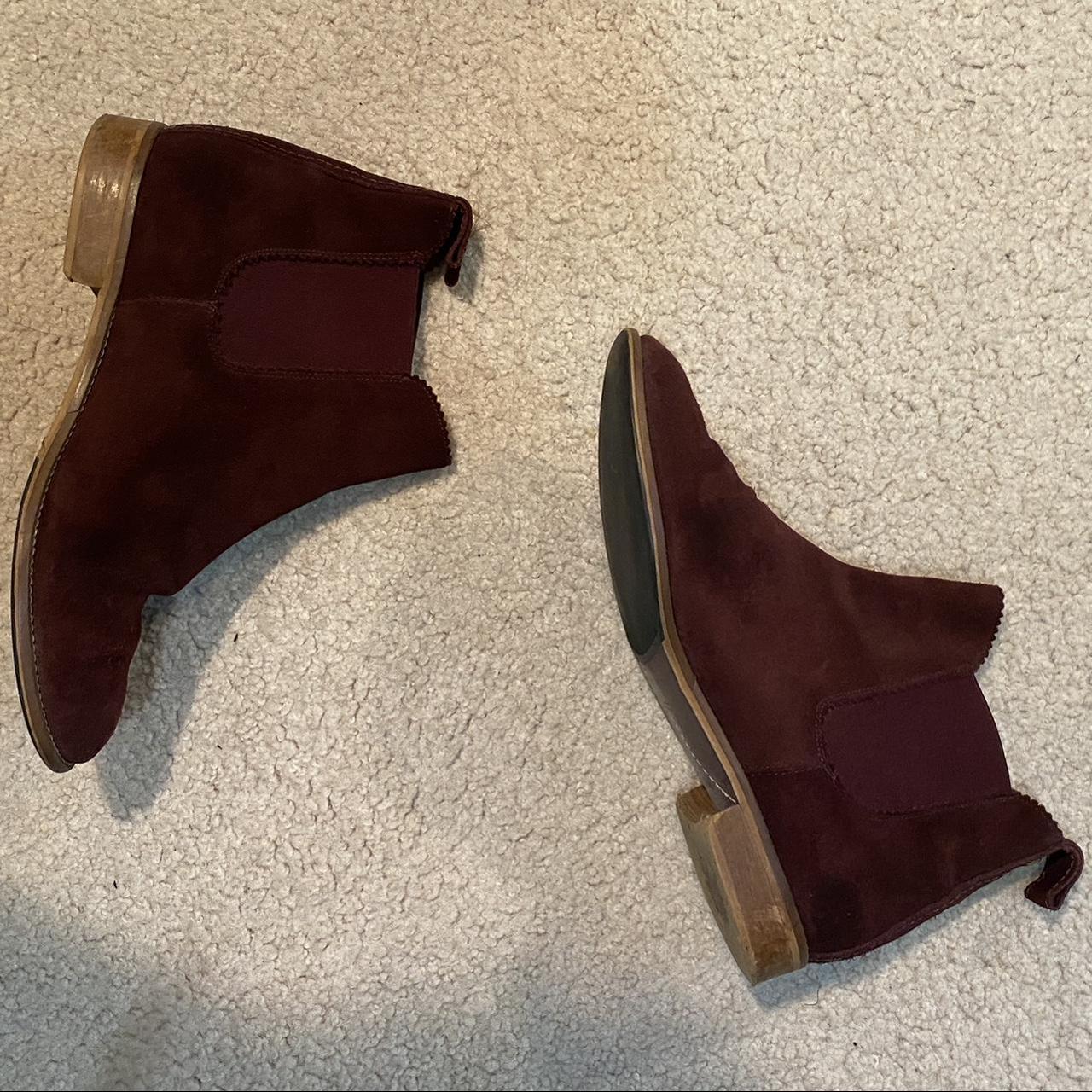 Massimo dutti burgundy store boots