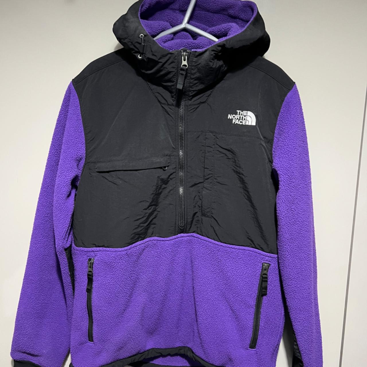 The North Face Women's Black and Purple Jacket | Depop