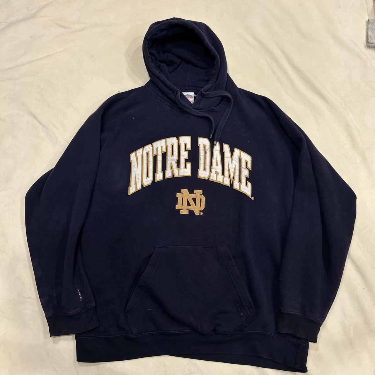 Vintage 00s y2k University of Notre Dame ND XL... - Depop