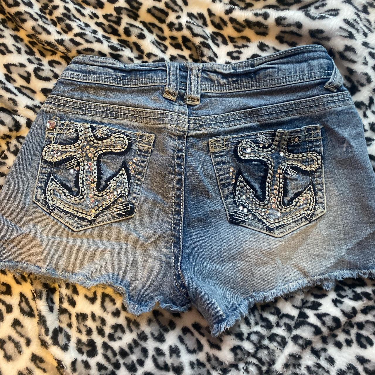 Y K Mcbling S No Boundaries Denim Shorts Depop