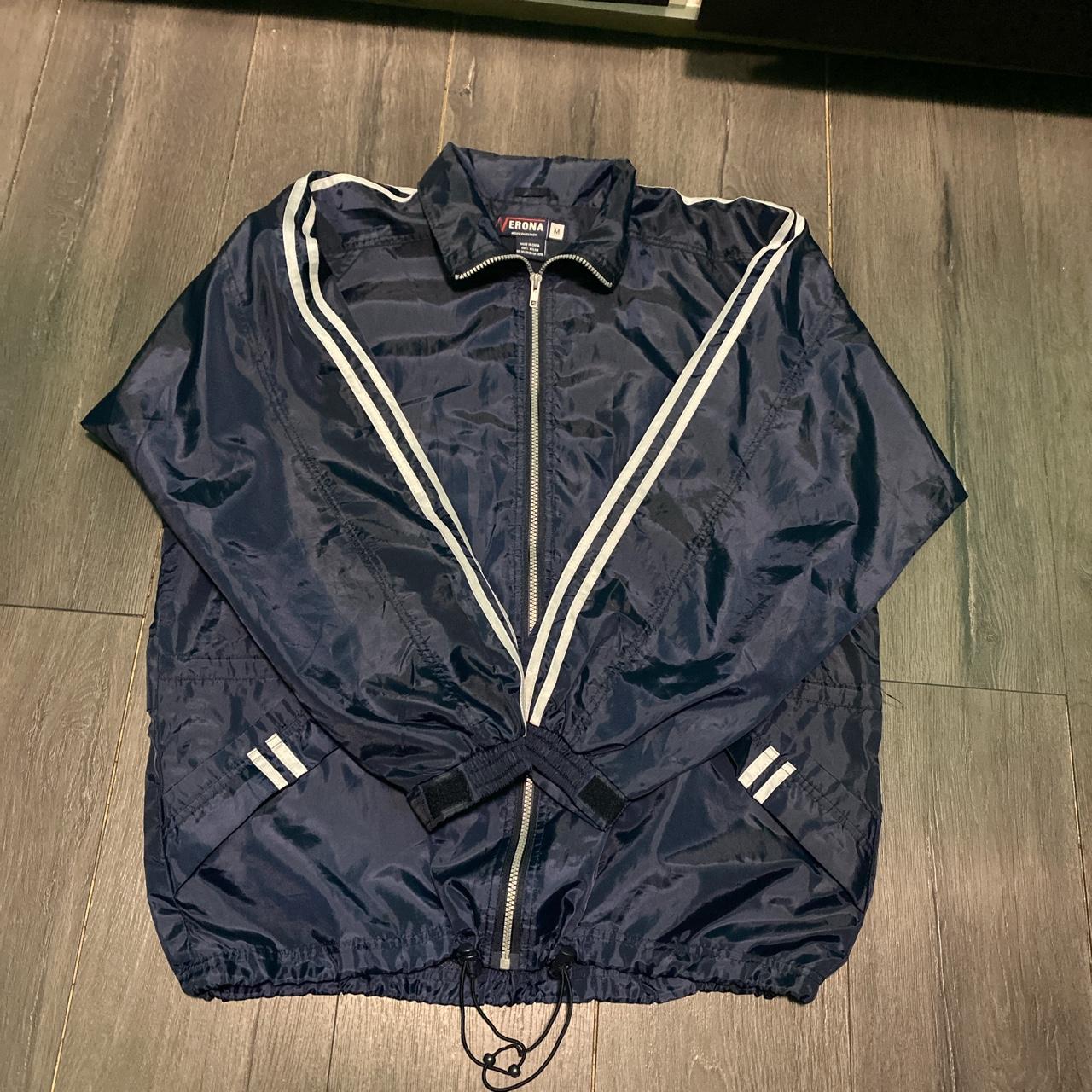 VINTAGE NAVY NYLON VERONA WINDBREAKER. I love... - Depop