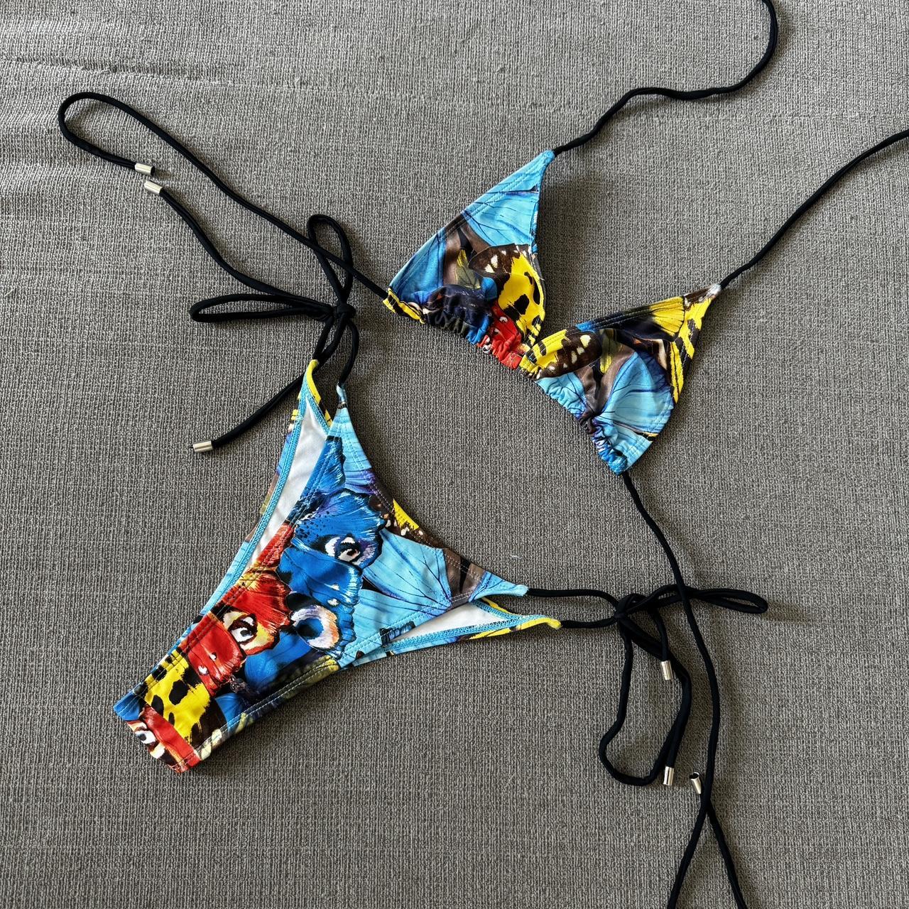 Graffiti, One Piece Thong Swimsuit