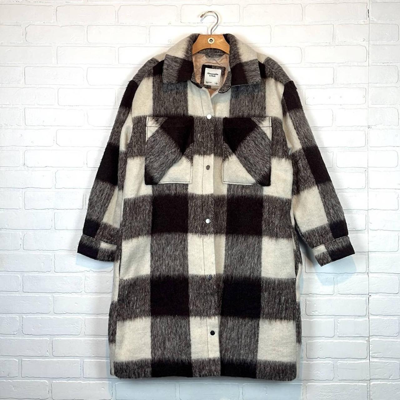 winterized wool blend shirt jacket