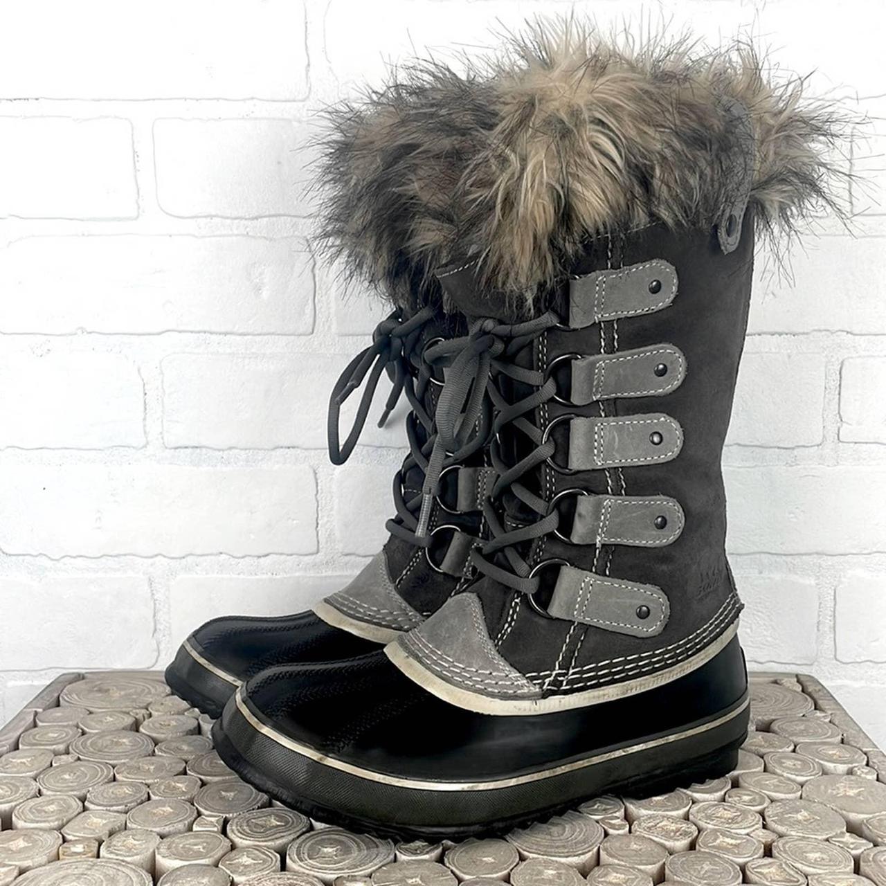 SOREL Joan of Arctic Neutral Waterproof Fur Trim