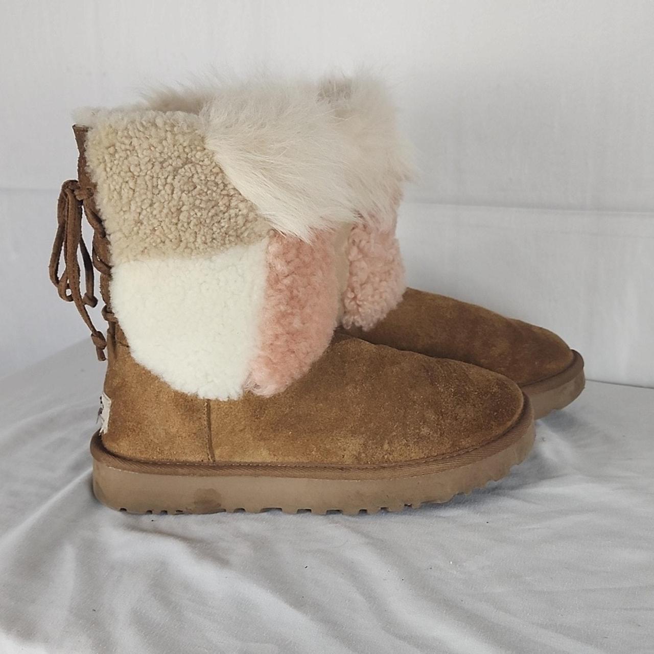 Womens Boots Ugg Classic Short Patchwork Fluff UGG Classic Short