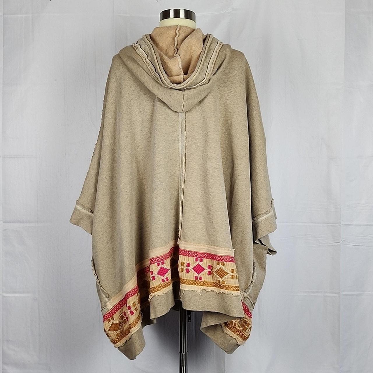 Free People Wildside sale Poncho Sweater