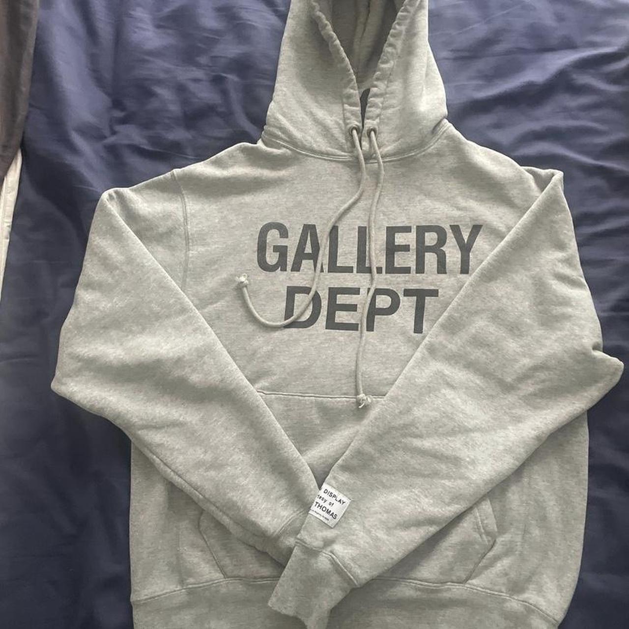 Gallery Dept. Men's Grey Hoodie | Depop