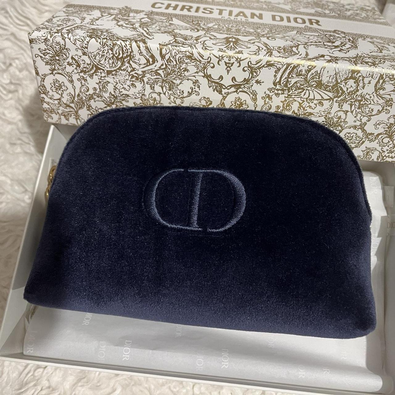 Dior black makeup online bag