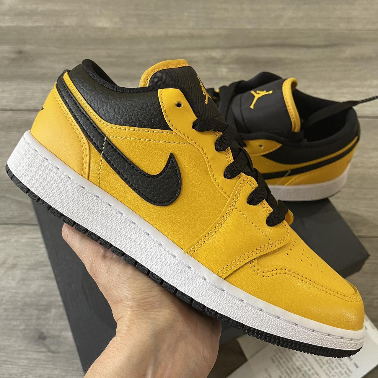 air-jordan-1-low-yellow-cab-comes-in-youth-size-depop