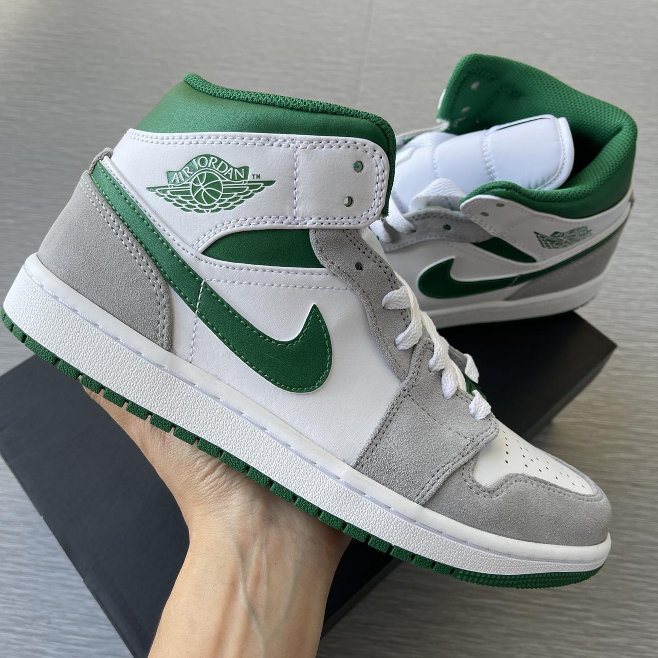 jordan 1 mid pine green 2020