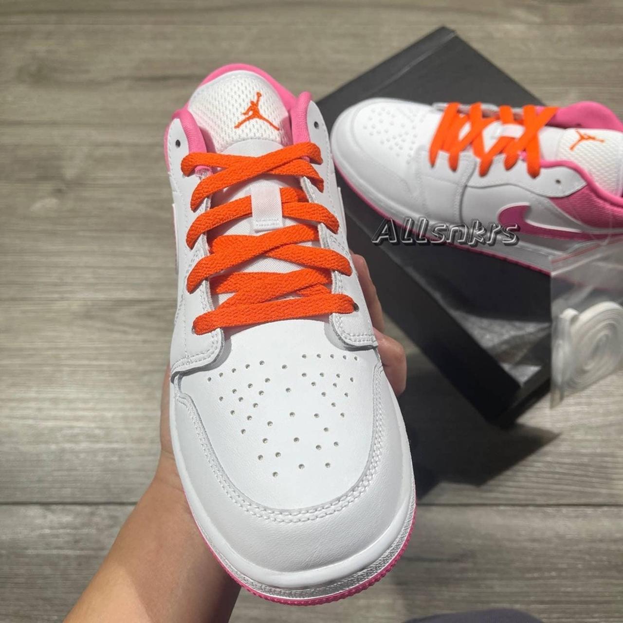 Air Jordan Low Pink Orange White GS, Brand new - Main Image