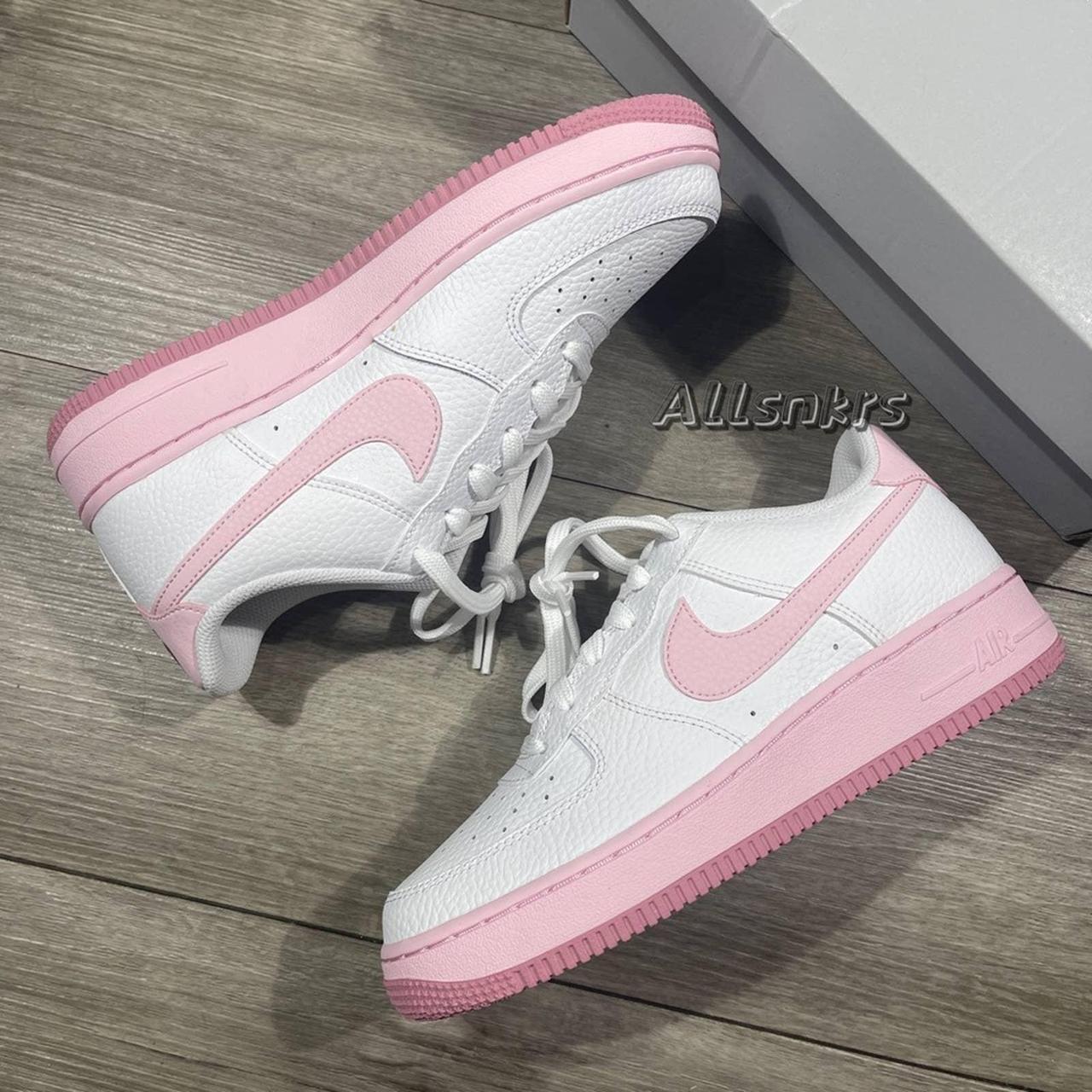 Nike Air Force 1 '07 LV8 GS 'Light Arctic Pink' - Depop