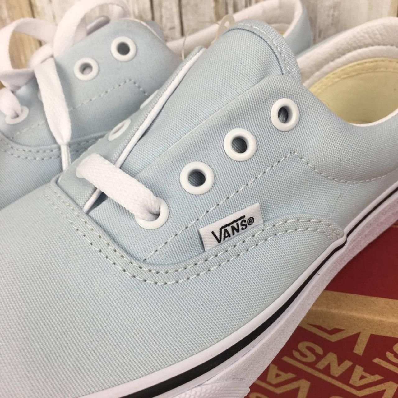 Vans baby blue true on sale white