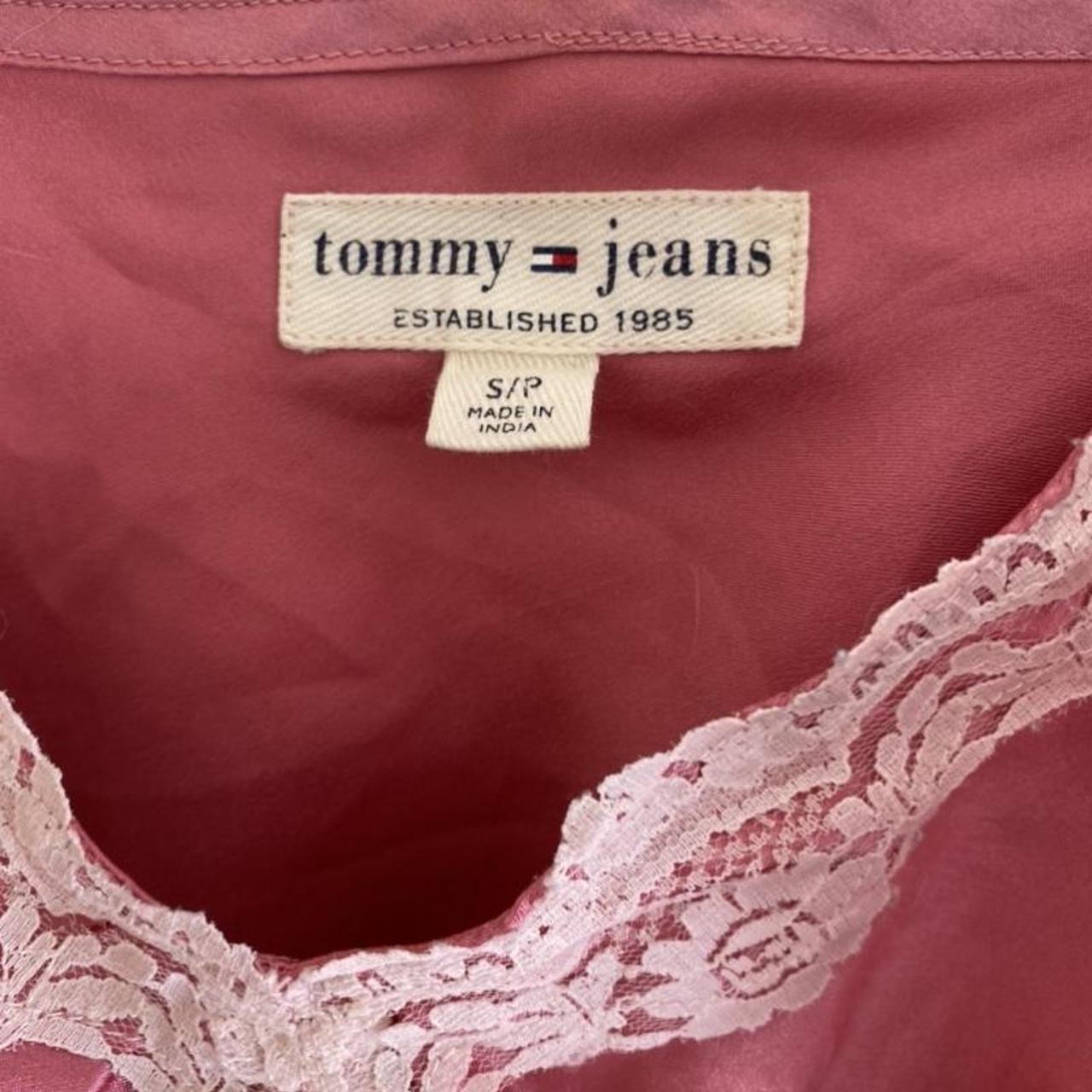 Tommy Hilfiger Women's Pink Corset | Depop