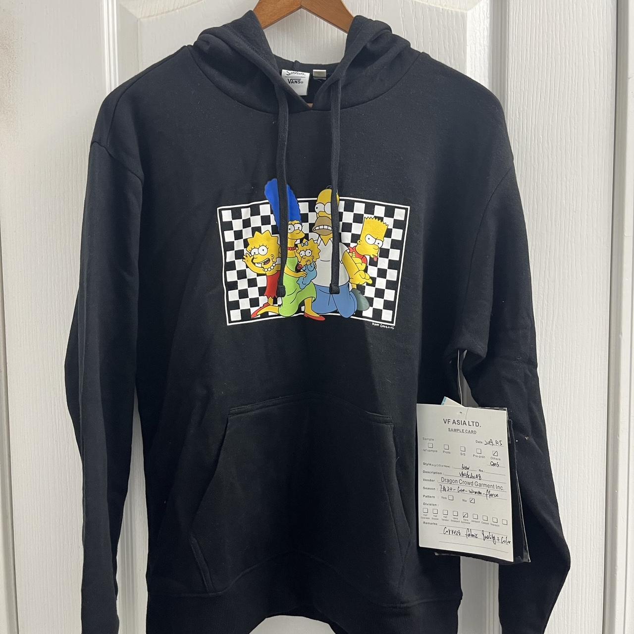 Vans Simpsons Sample Hoodie Labeled as size small Depop