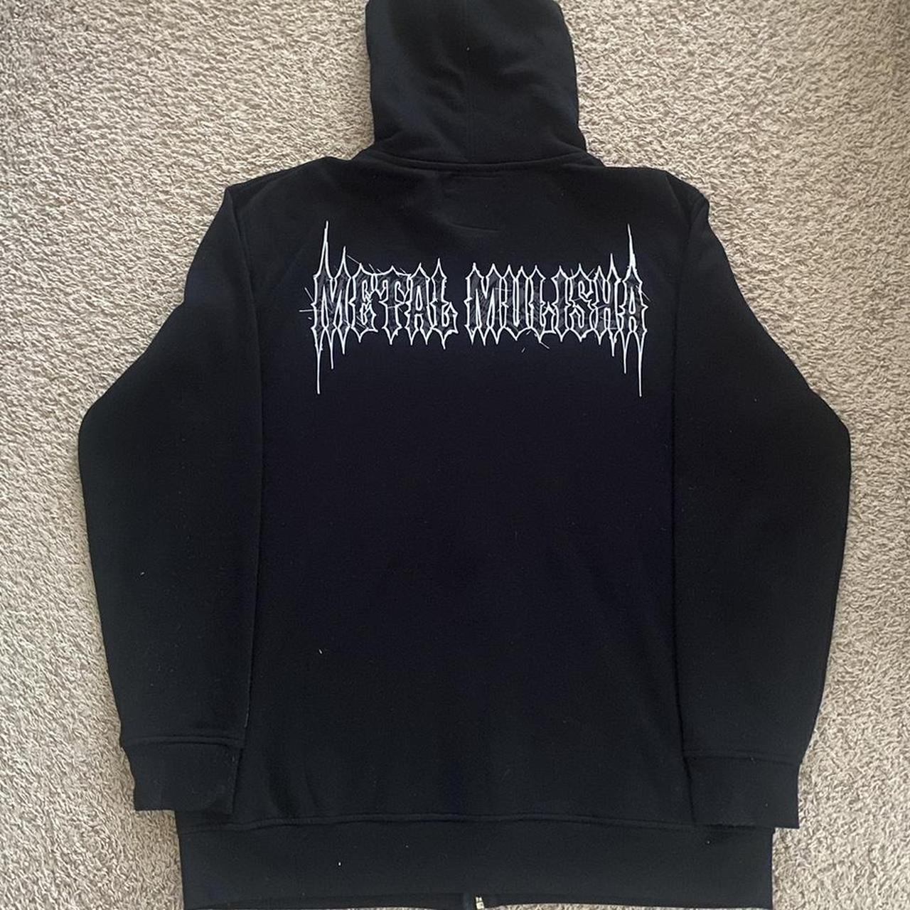 Metal Mulisha black zip up hoodie. Size XL. No... - Depop