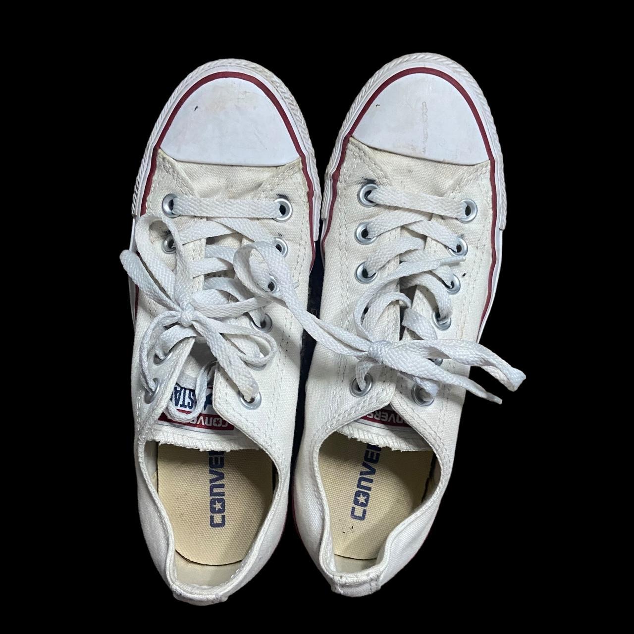 ORIGINAL chuck taylors all star white unisex low... - Depop