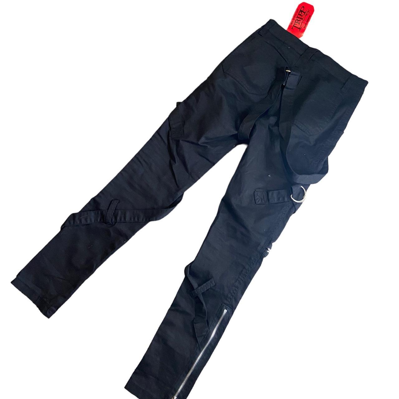 tripp nyc vintage 90s black bondage pants ⛓️💥🎱🖤 like tripp nyc vintage 90s black bondage pants ⛓️💥🎱🖤 like