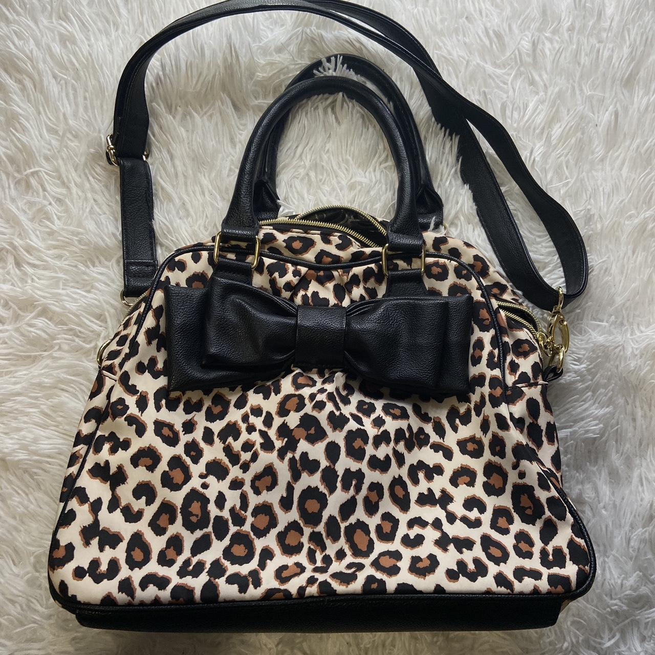 Betsey johnson leopard online purse